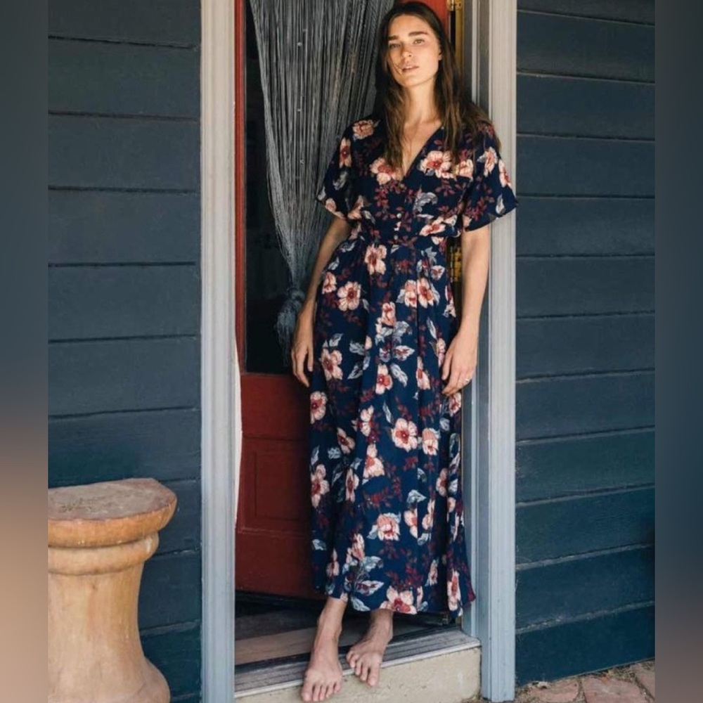 Christy Dawn The Lottie Dress Midnight Anemone